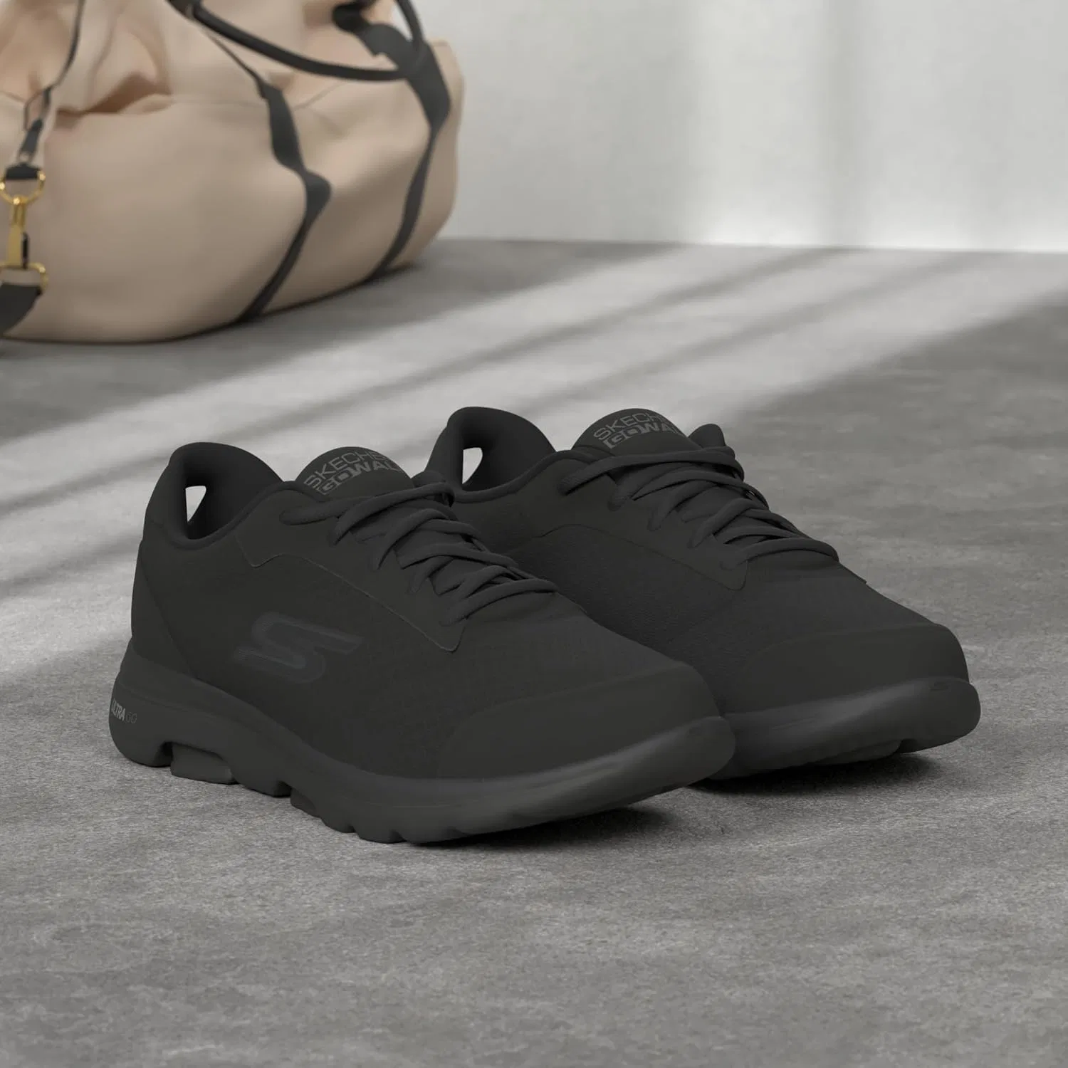 Мужские кроссовки SKECHERS Go Walk 5 Qualify, Black — фото 2