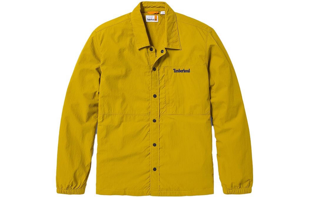 

Футболка мужская Timberland золотисто-пальмового цвета