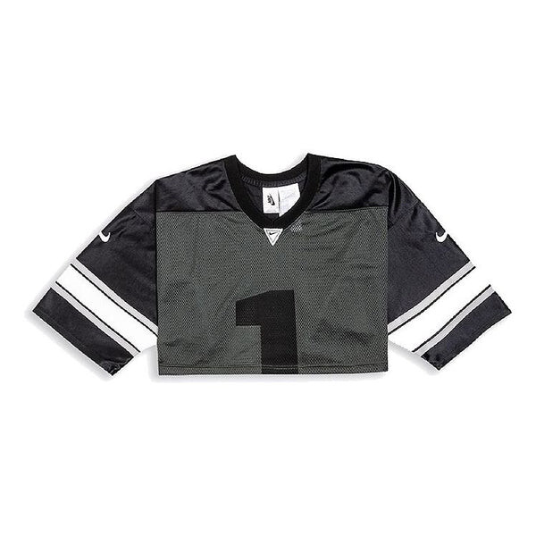 

Топ (WMNS) Nike Lab Collection Rugby Short Sleeve 'Black', черный