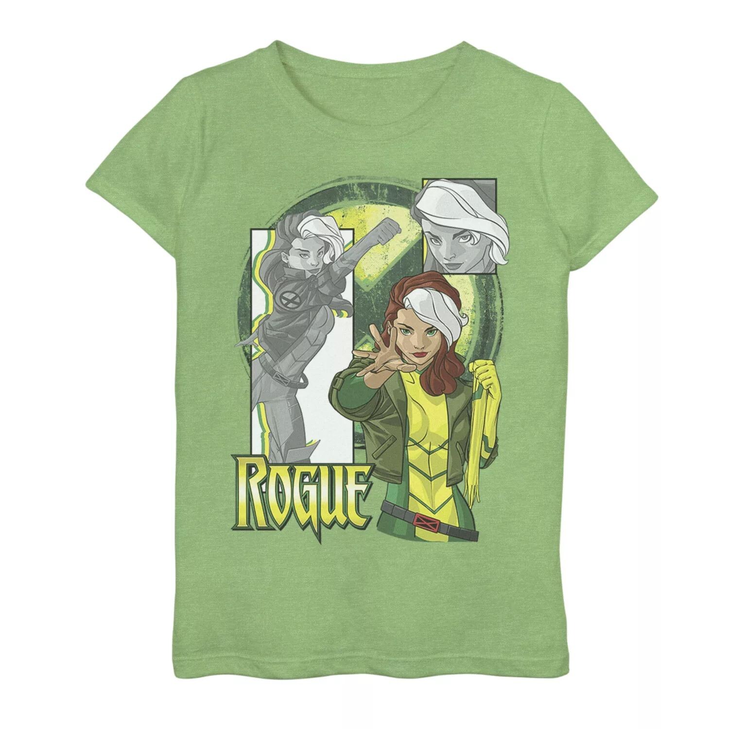 

Футболка с графическим рисунком и логотипом Marvel X-Men Rogue для девочек 7–16 лет Marvel