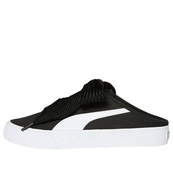 Кроссовки bari mule ribbon 'black white' Puma, черный