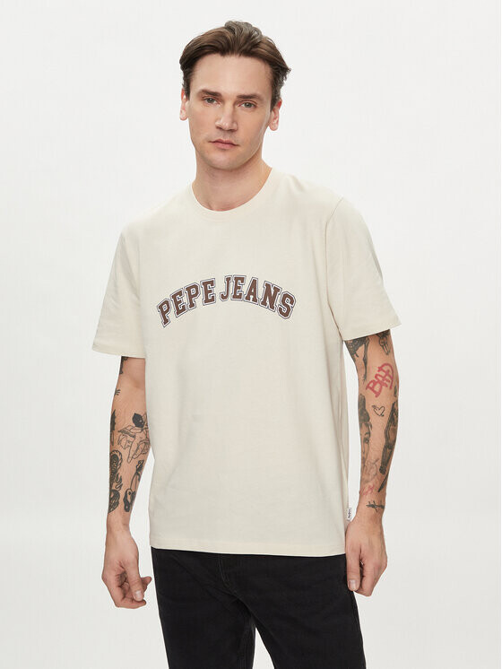 

Футболка стандартного кроя Pepe Jeans, бежевый