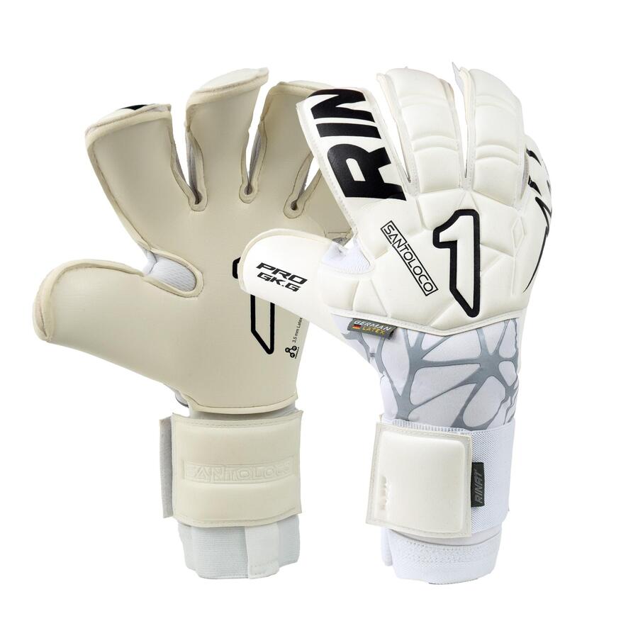 

Вратарские перчатки для взрослых Rinat Santoloco Pro White