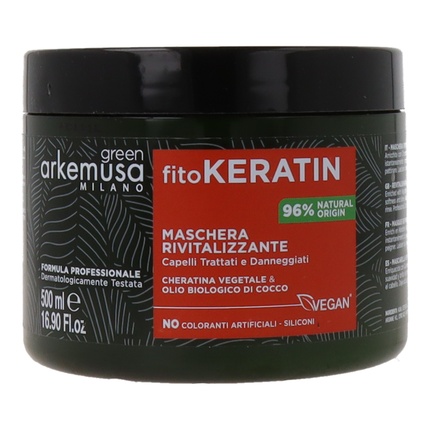 

Маска для волос Arkemusa Green Keratin Mask 500 мл – питательное средство для ухода за волосами. Arkansas