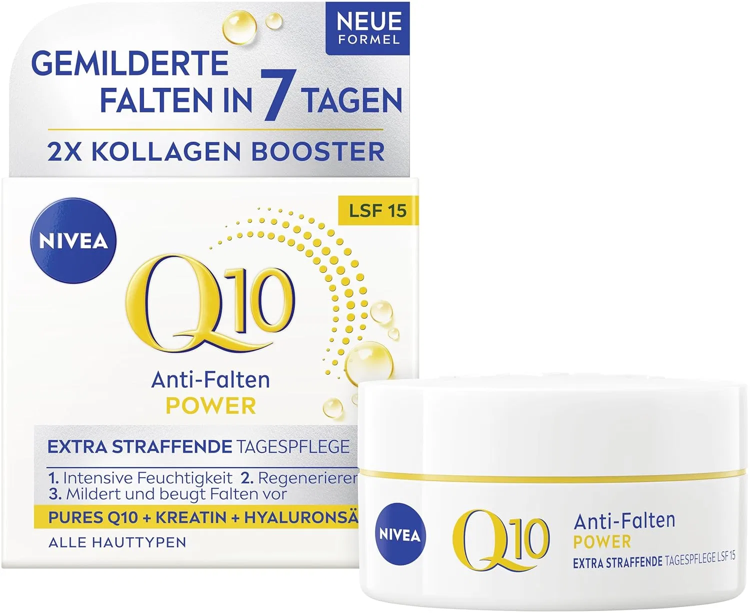 Бустер Nivea — Дневной Q10 Anti-Wrinkle Power Extra Firming SPF, 50 мл