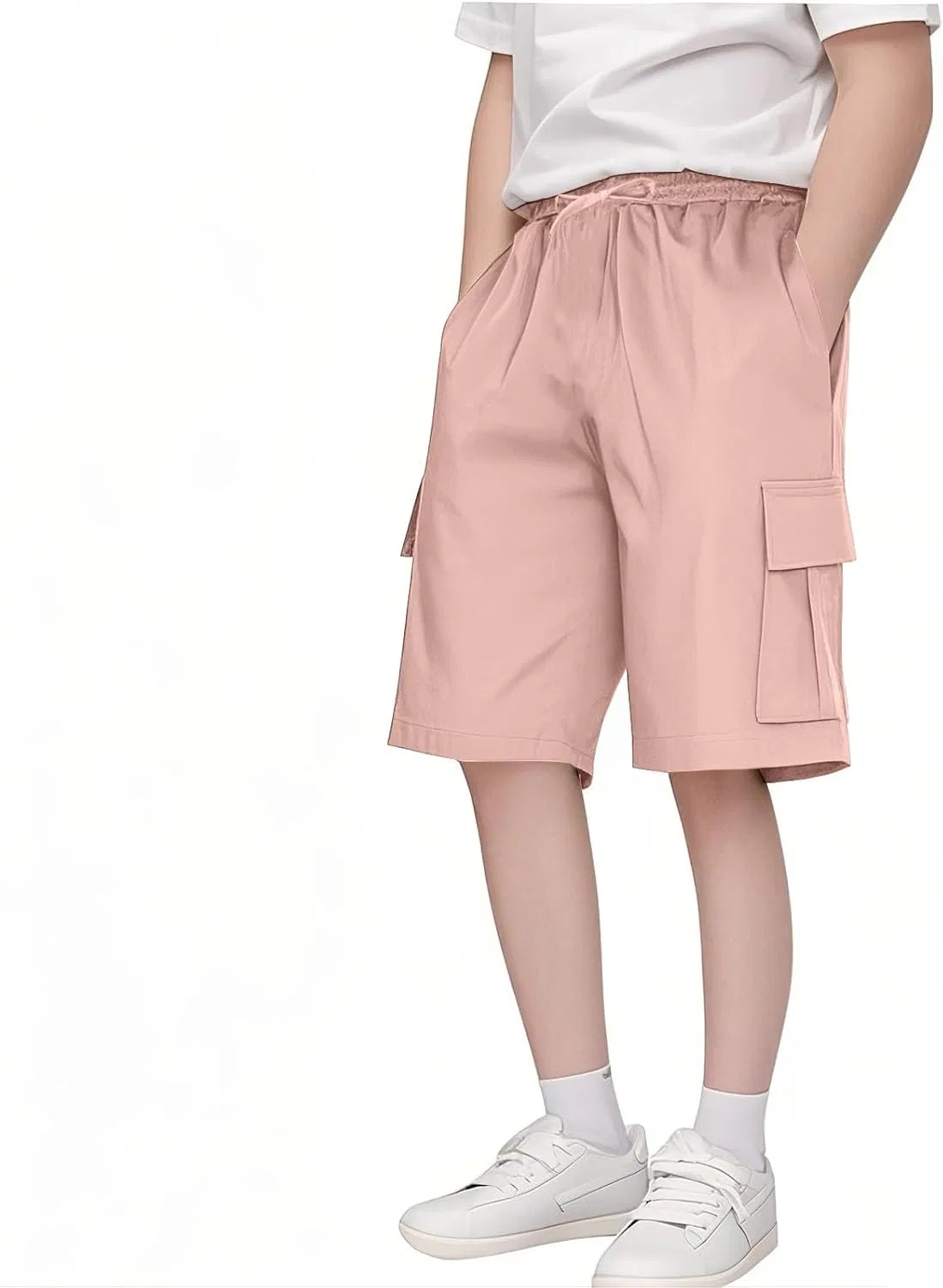 Шорты карго спортивные, Generic, B-pink