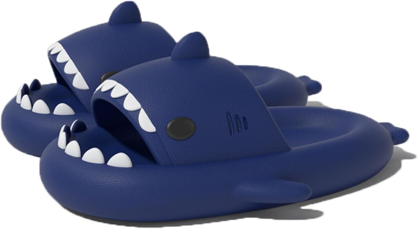 

Шлепанцы Zureto Shark для женщин и мужчин, темно-синий