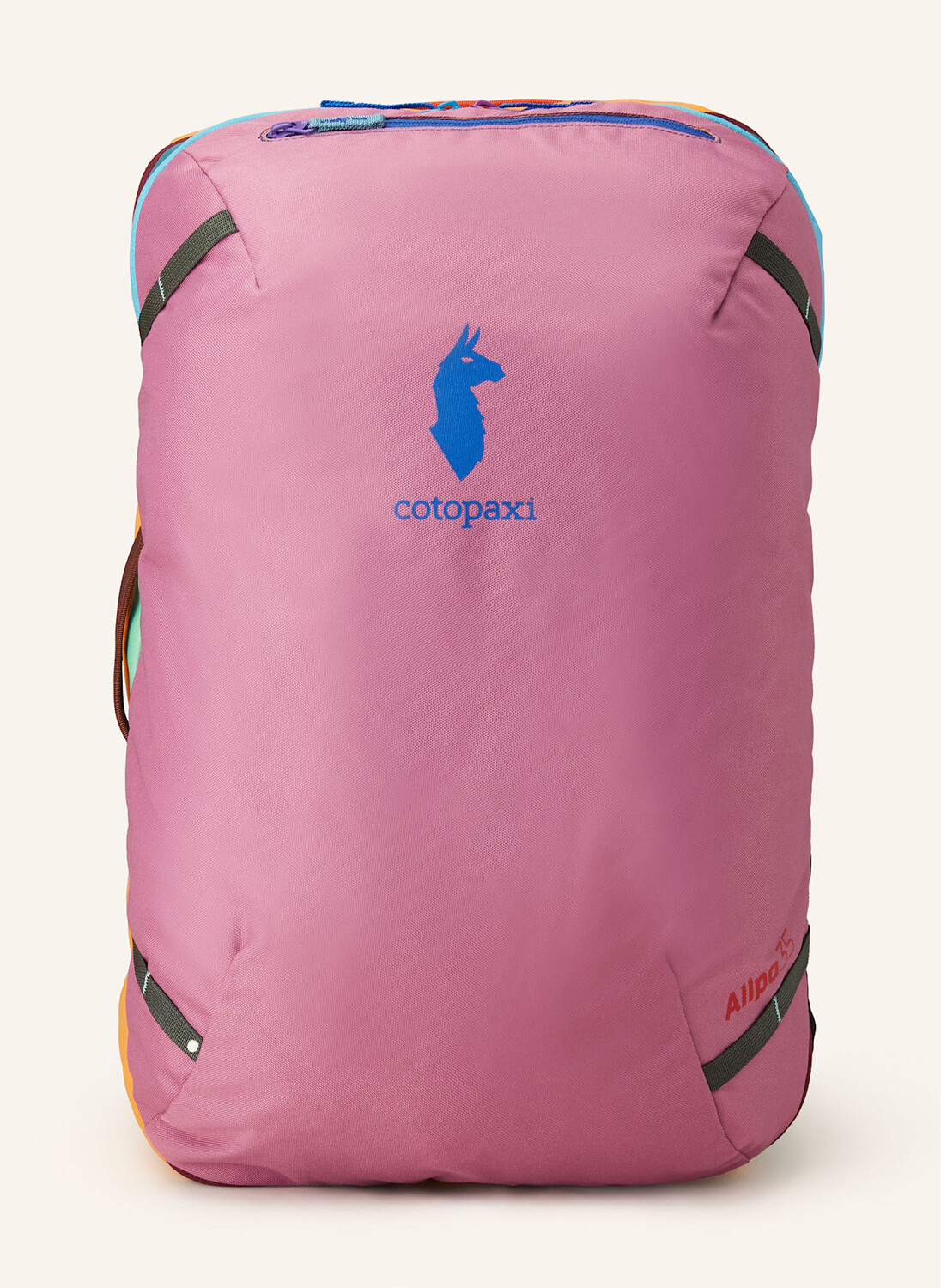 

Рюкзак allpa 35 л с отделением для ноутбука cotopaxi, цвет PINK/BLAU/ORANGE