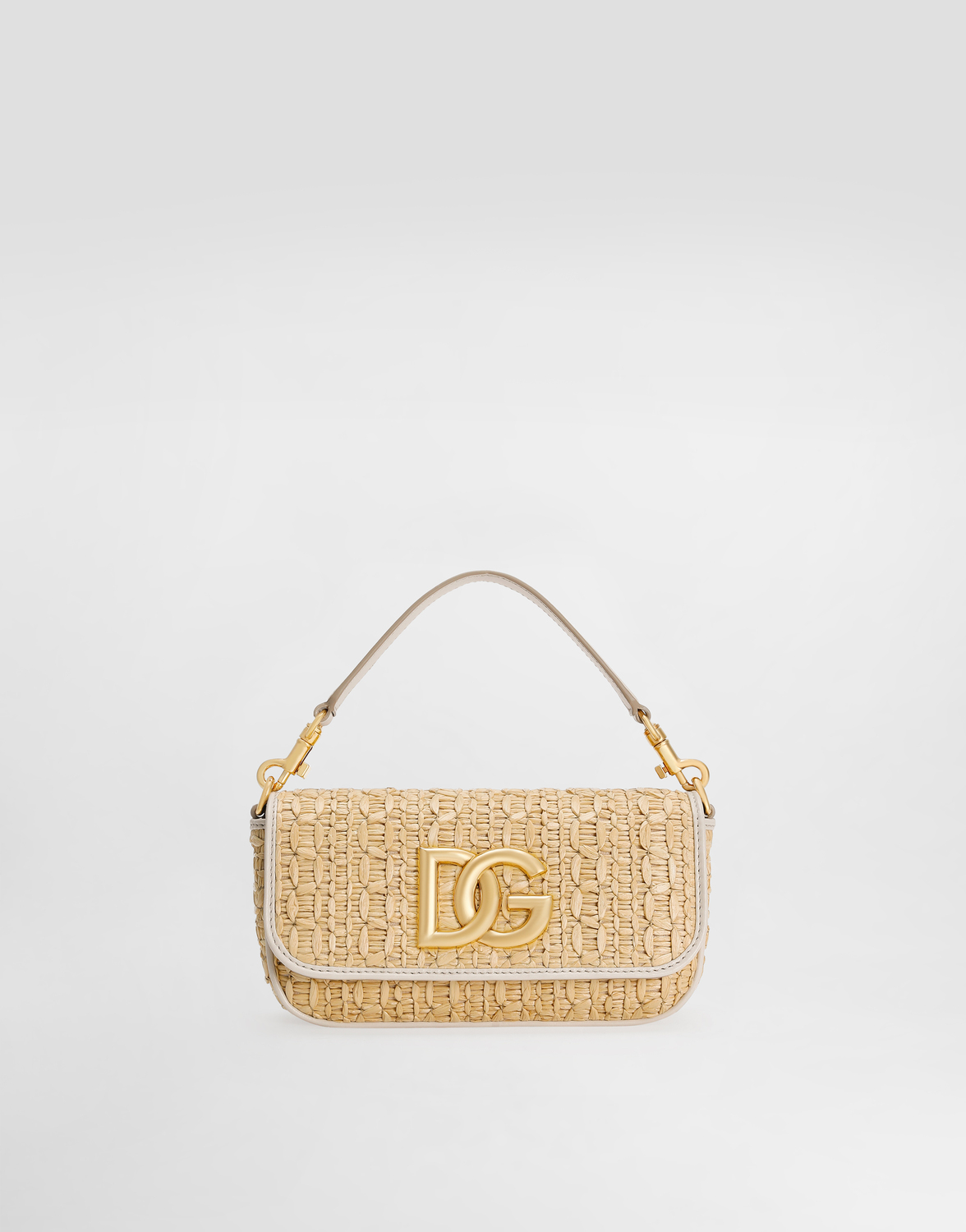 

Плечевая сумка из кроше из рафии Dolce & Gabbana, мультиколор