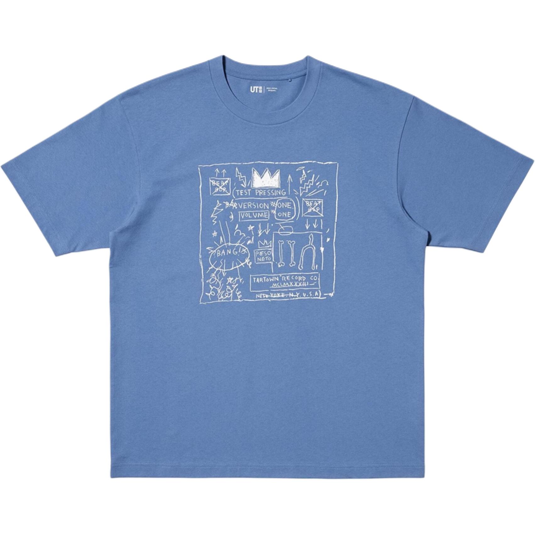 

Футболка мужская Jean Michel Basquiat FW25 UNIQLO, lake синий