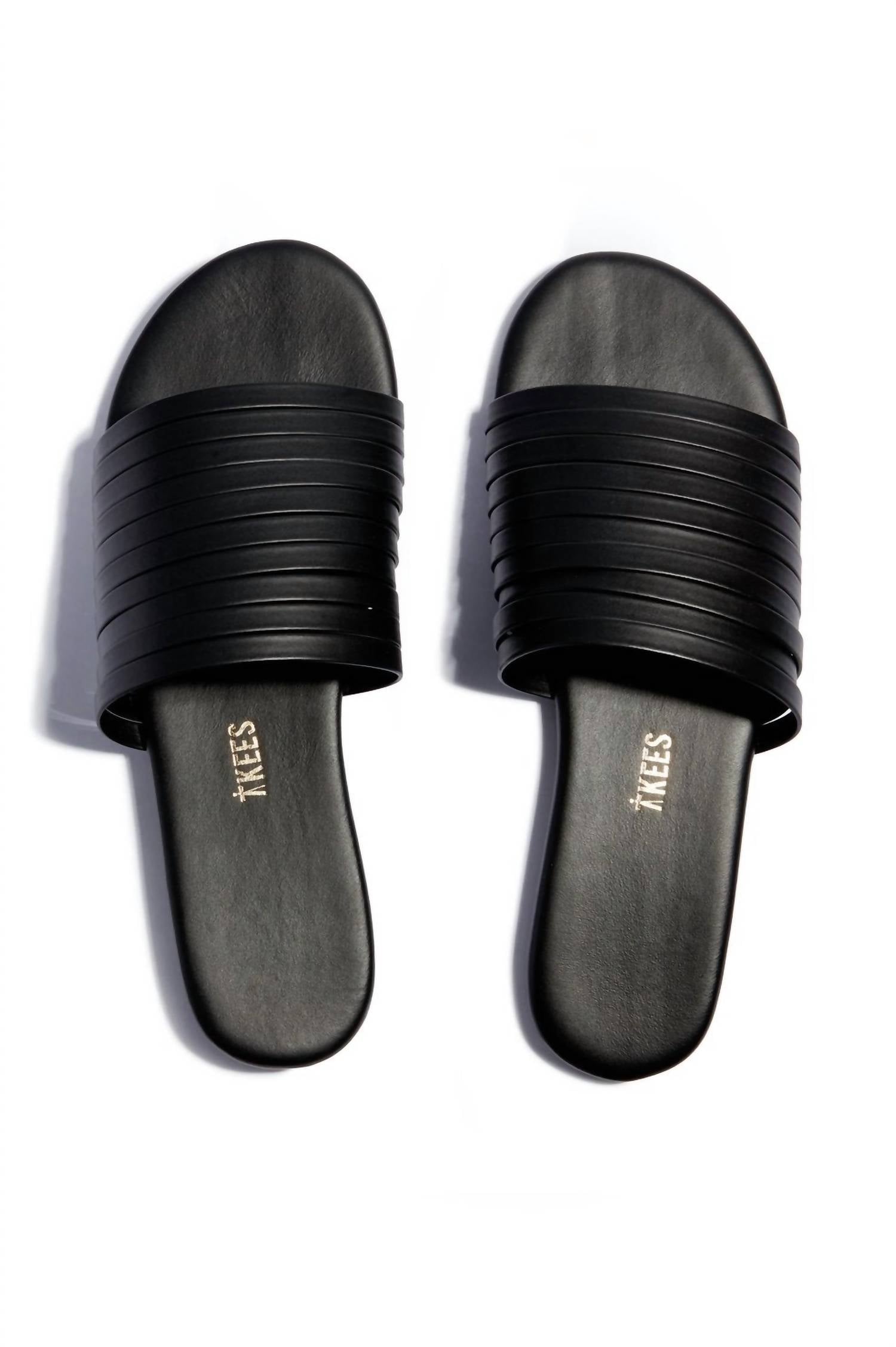Женские шлепанцы Avery Slide цвета соболя TKEES, цвет sable