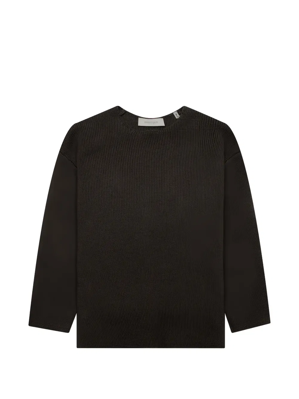 Свитер с нашивкой-логотипом Fear Of God Essentials Kids, черный