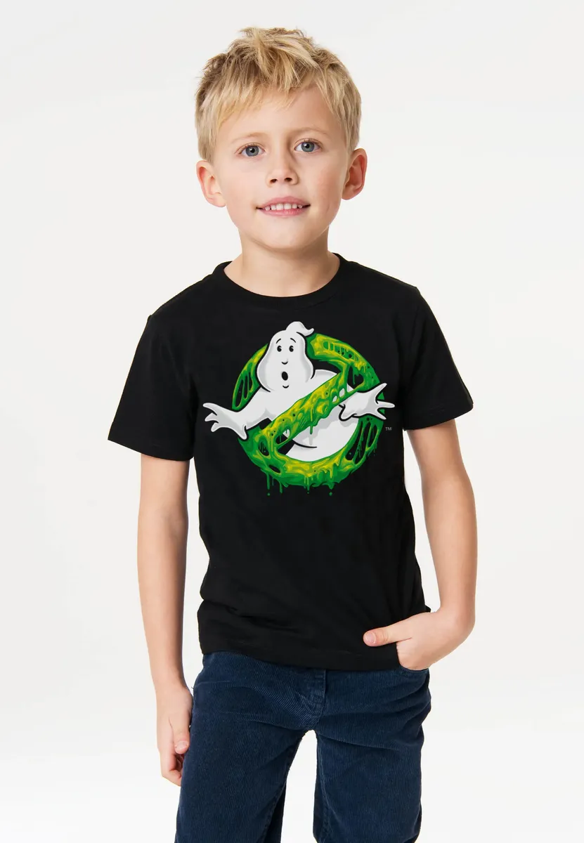 

Logoshirt Футболка "Охотники за привидениями — Slime Logo" с крутым принтом, черный