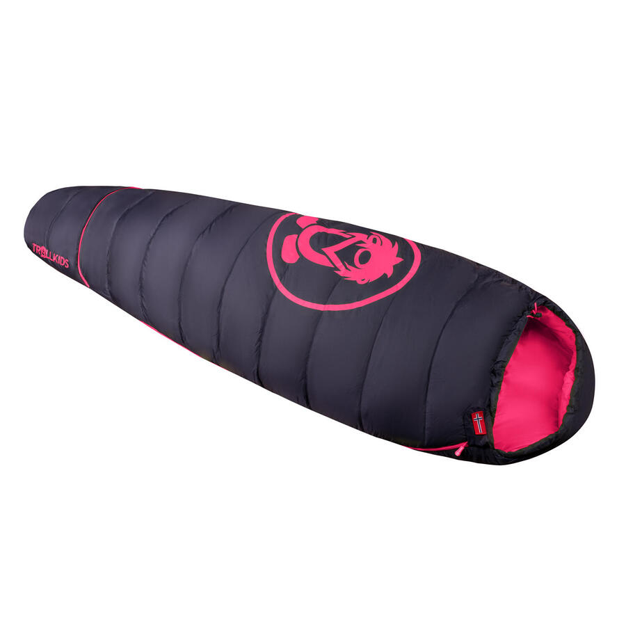 

TROLLKIDS Детский спальный мешок Fjell II темно-синий/пурпурный