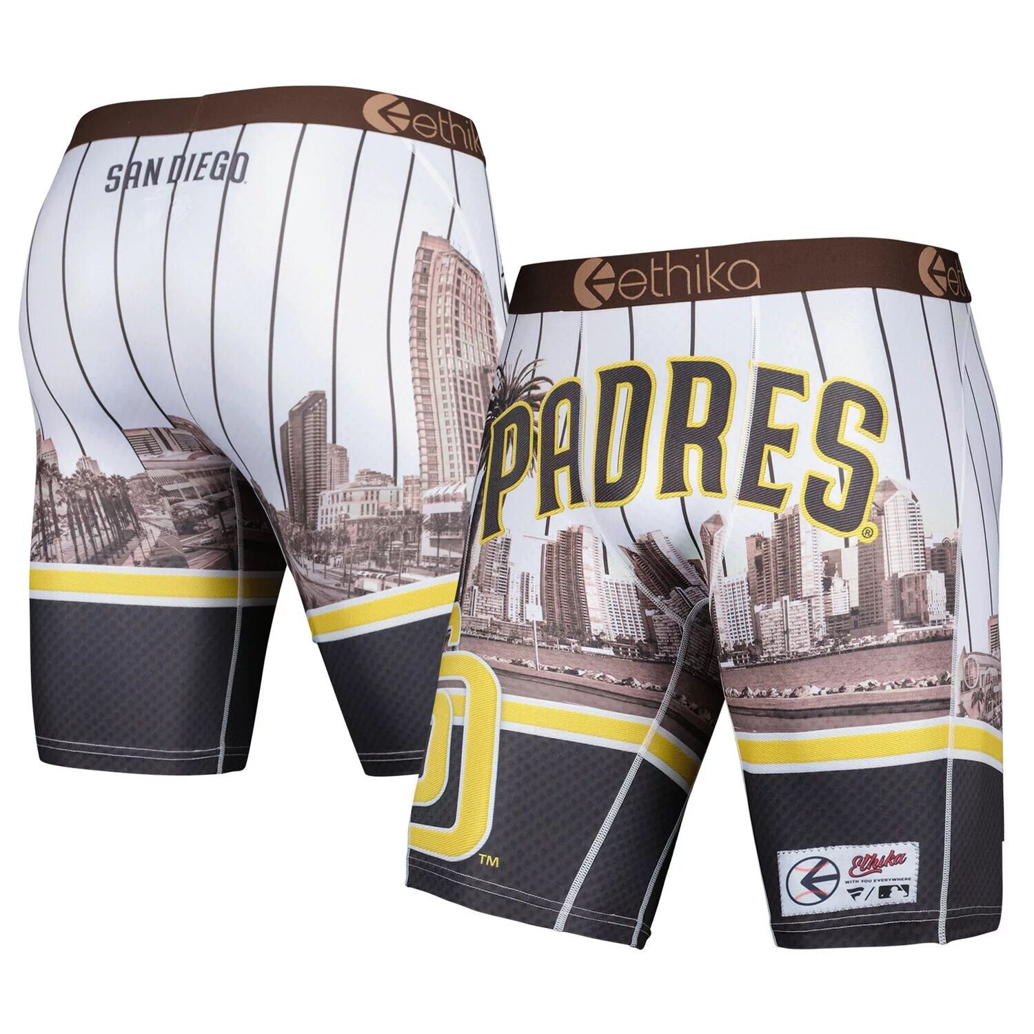 

Мужские белые боксеры из джерси Ethika San Diego Padres