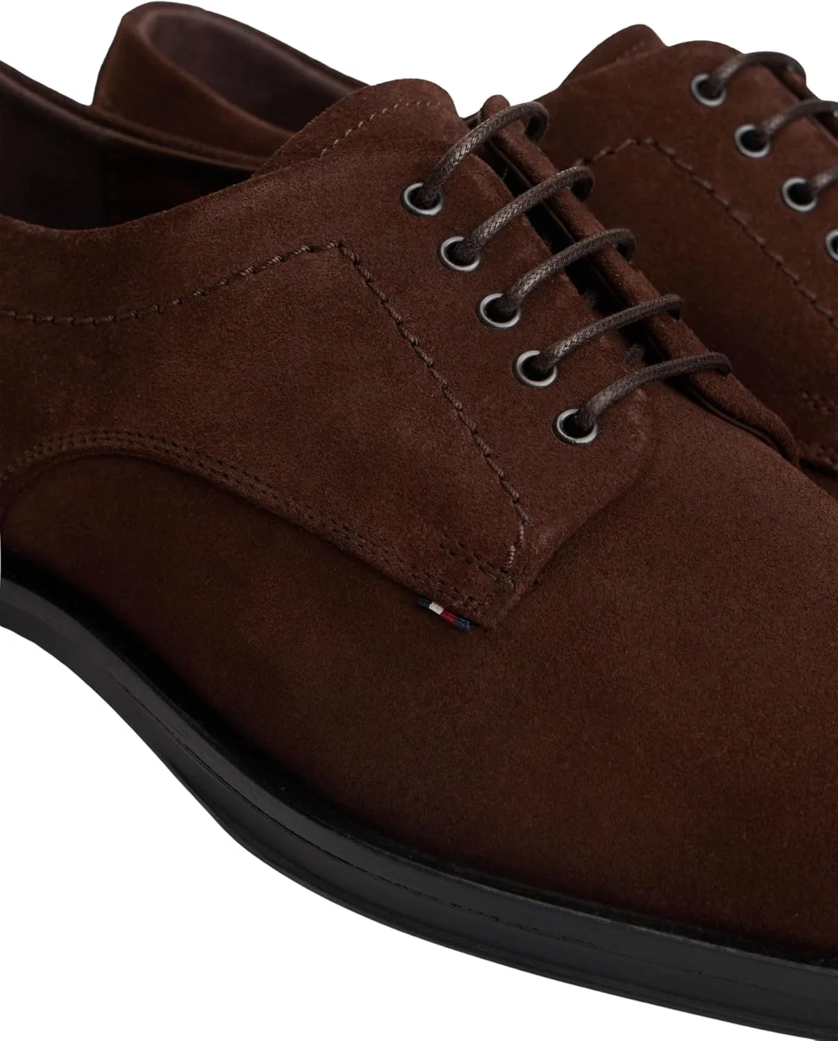 Мужские корпоративные туфли Tommy Hilfiger Hilfiger SDE Fm0fm05582 Дерби, Brown Cocoa — фото 4