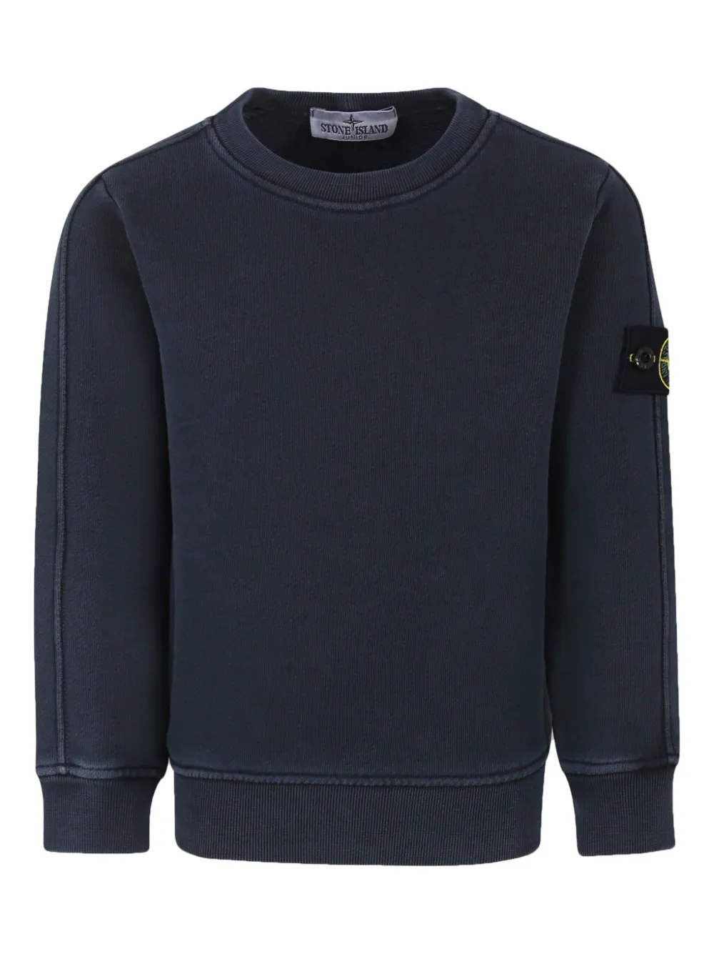 

Толстовка из органического хлопка с логотипом Compass Stone Island Junior, синий