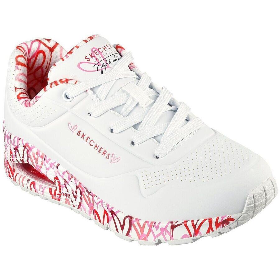 Кроссовки Skechers Uno - Loving Love, розовые, женские — фото 3