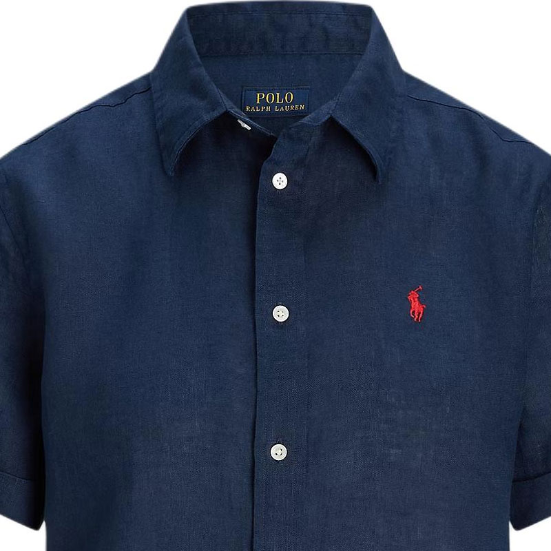Polo Ralph Lauren Рубашка женская морская синяя — фото 4