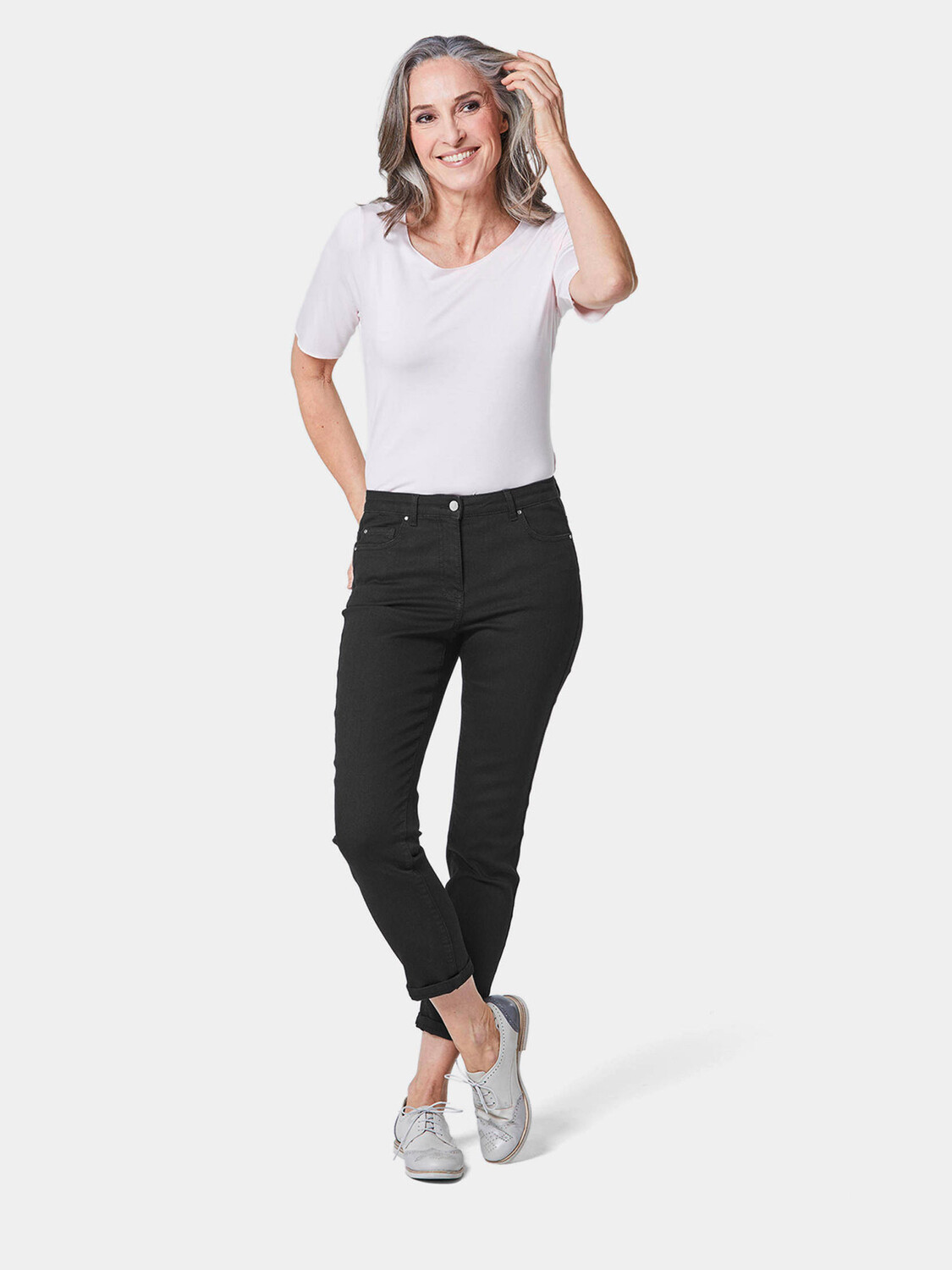 

Брюки GOLDNER 7/8 Jeanshose Bella, черный