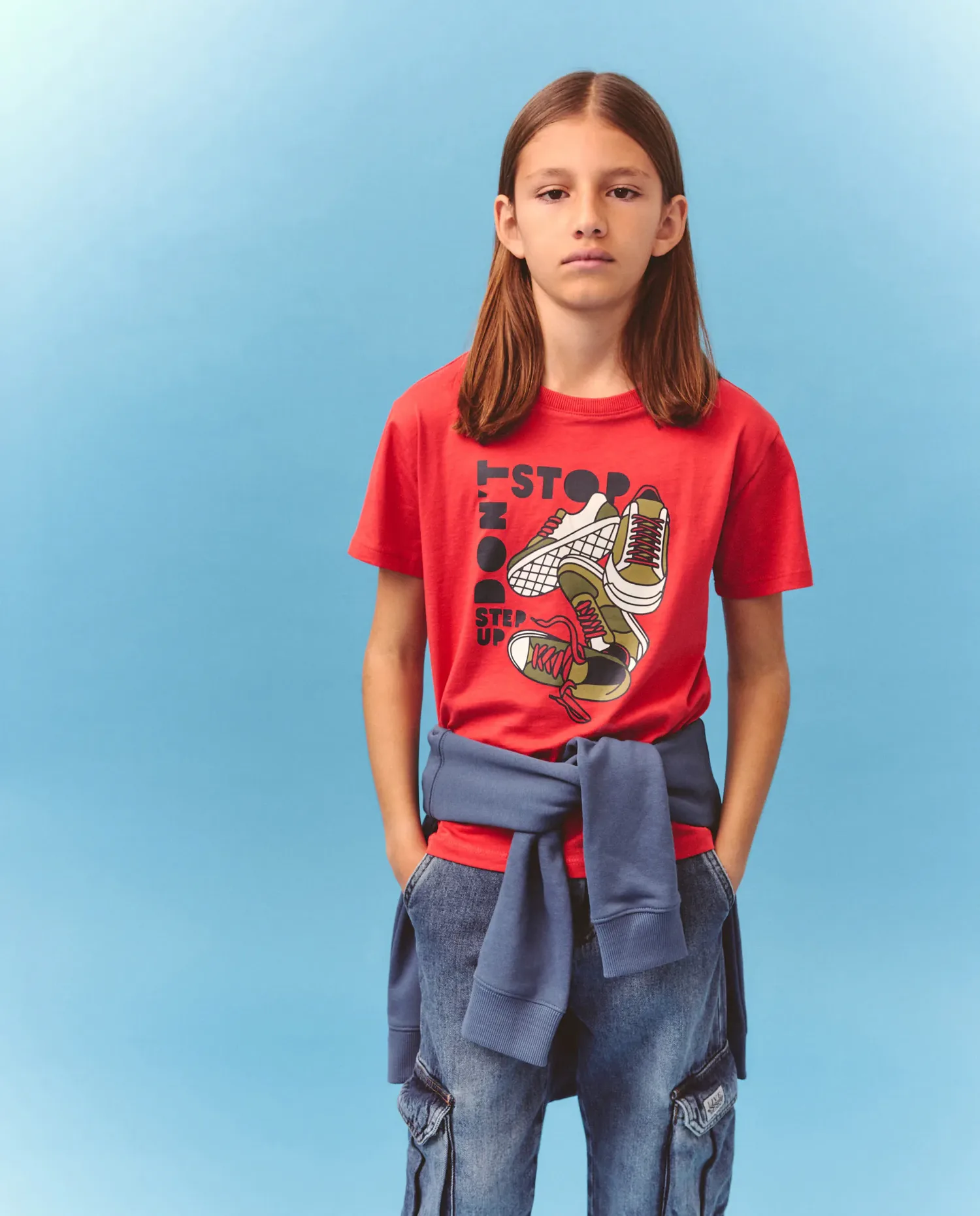 Футболка с коротким рукавом с детским фантазийным рисунком Kids El Corte Inglés, красный — фото 2