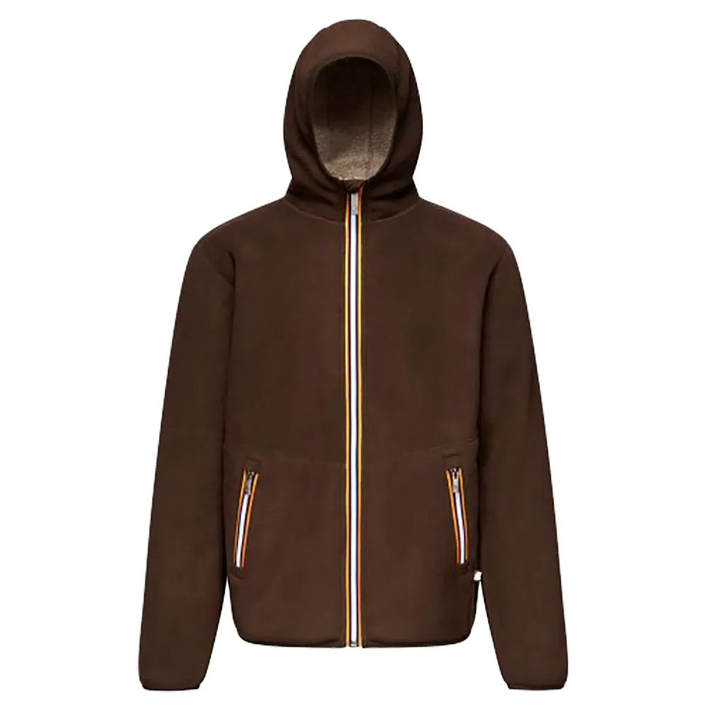 

Толстовка K-way Jack Sherpa Polar Double full zip, коричневый