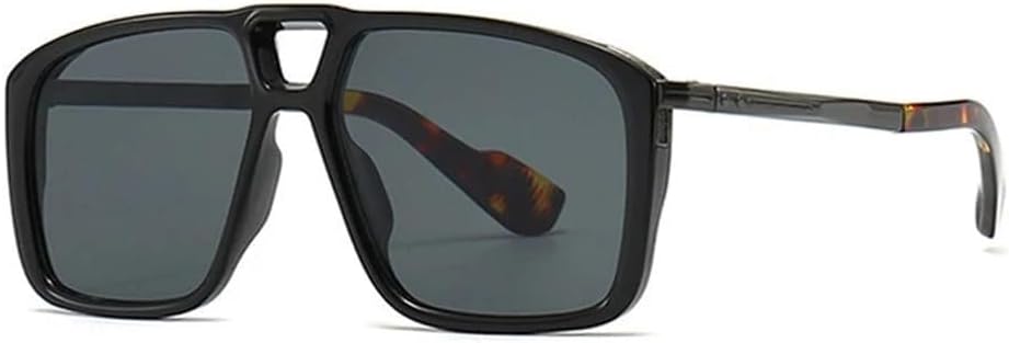 

Женские солнцезащитные очки с двойной перемычкой, защита от УФ-излучения UV400, мужские очки с градиентной подсветкой, для занятий спортом на открытом воздухе, бега и езды на велосипеде Generic, Black Leopard Grey