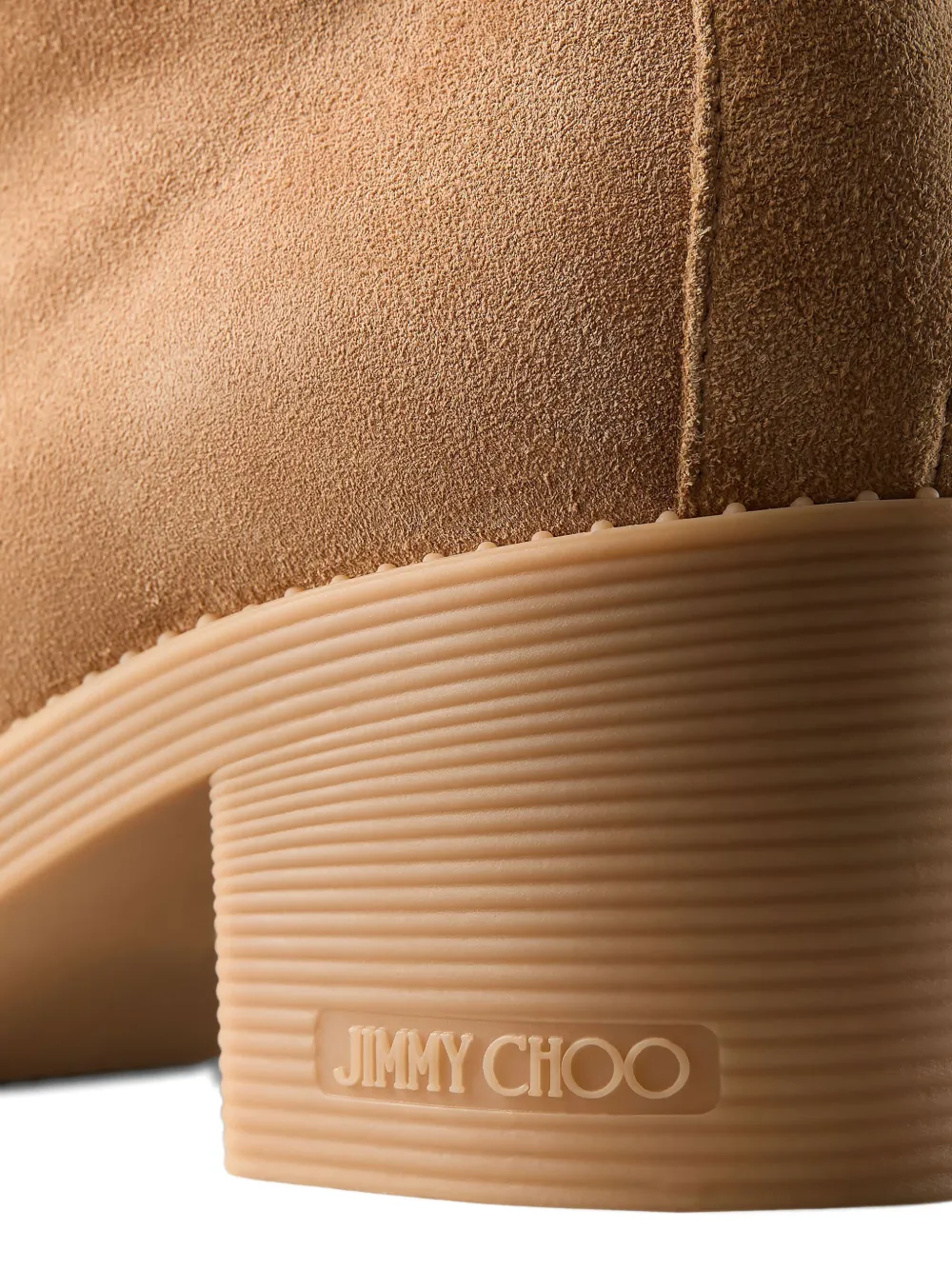 Сапоги Hali на каблуке 60 мм JIMMY CHOO, коричневый — фото 4