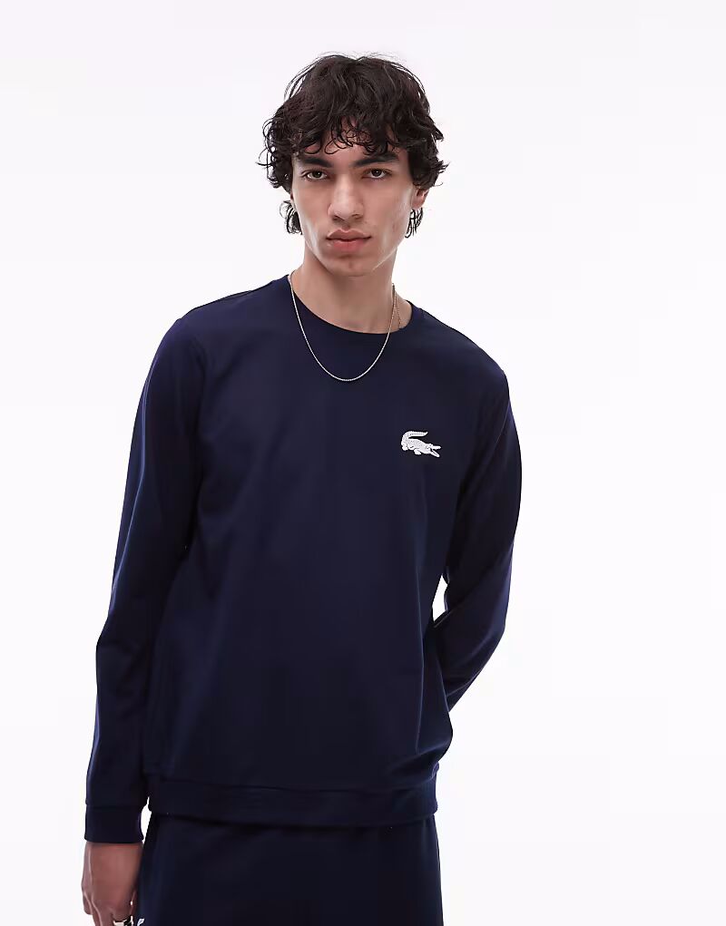 

Толстовка Lacoste для дома темно-синего цвета