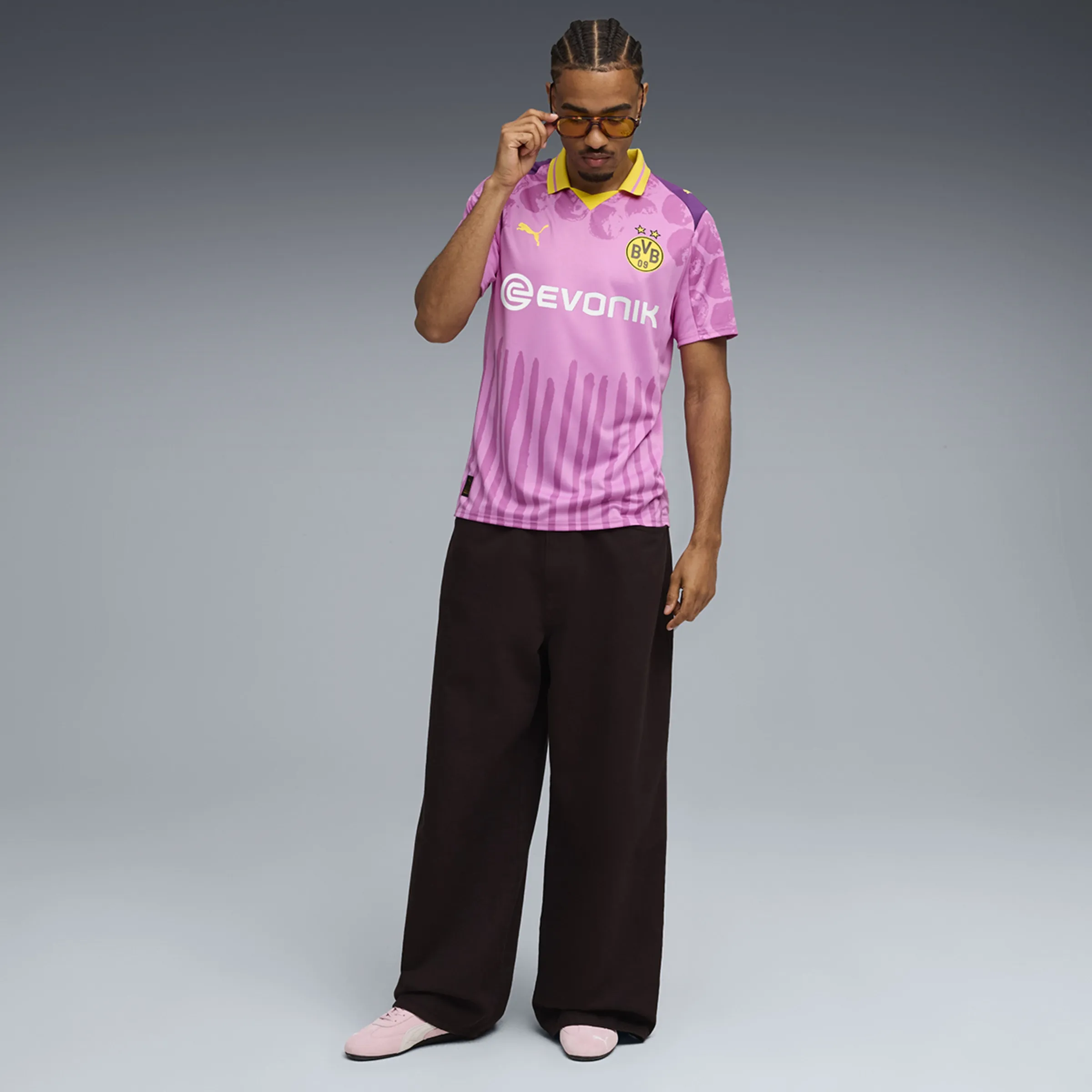 

Футболка футбольная мужская KidSuper BVB Джерси Puma, зеленый