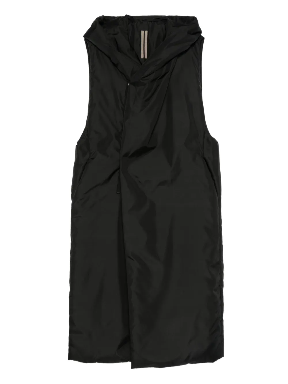 

Бесрукавное стеганое пальто Rick Owens DRKSHDW, черный