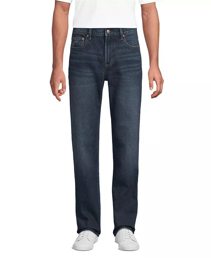 

Мужские джинсы Stretch Classic Fit Lands' End, синий