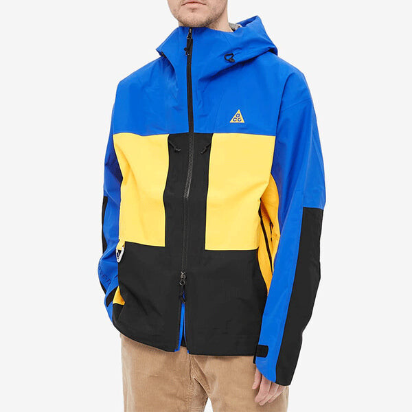 Куртка acg gore-tex windproof casual sports hooded jacket blue Nike, синий — фото 3