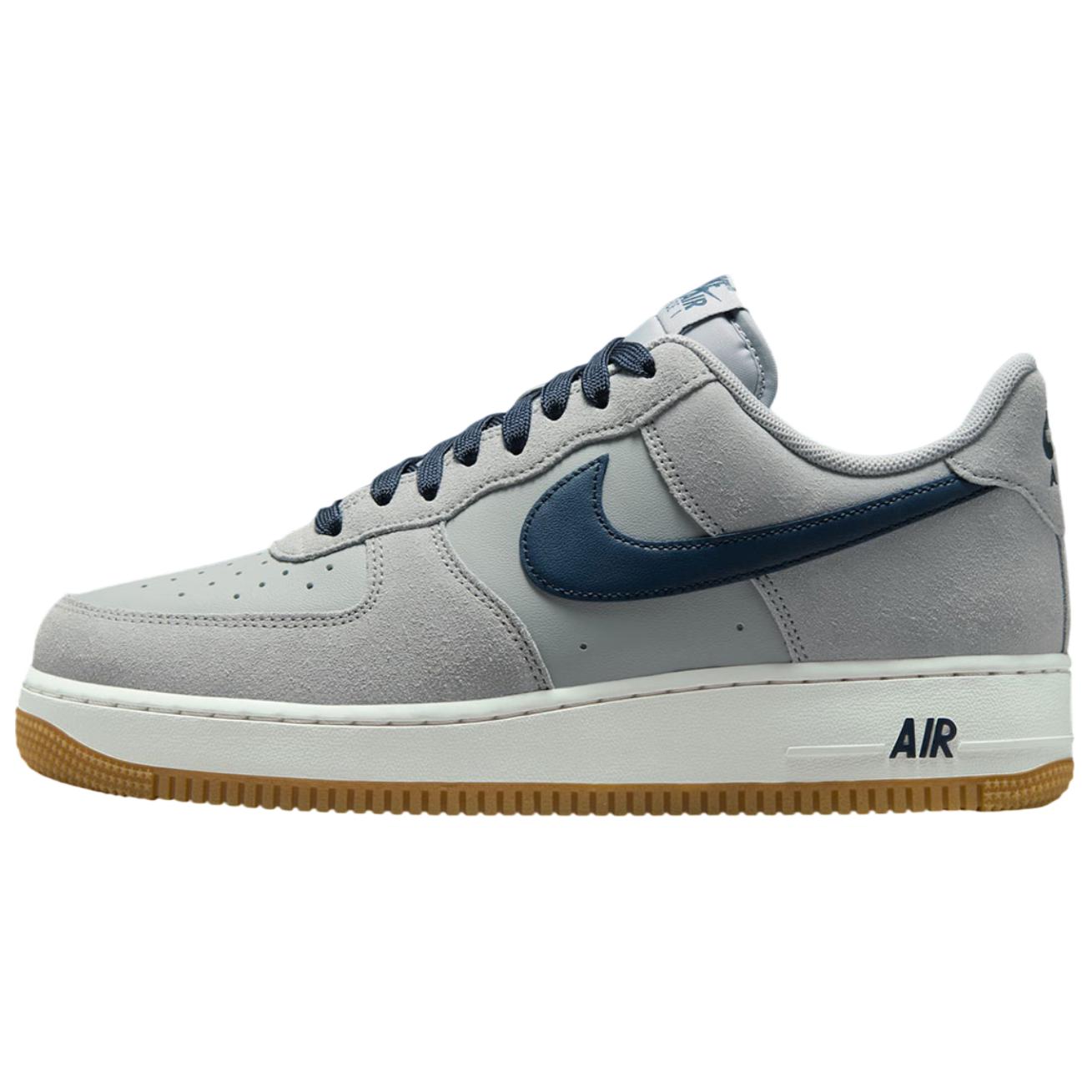 

Nike Кроссовки Air Force 1 с низким верхом для скейтборда, противоскользящие, износостойкие, мужские, серо-синие