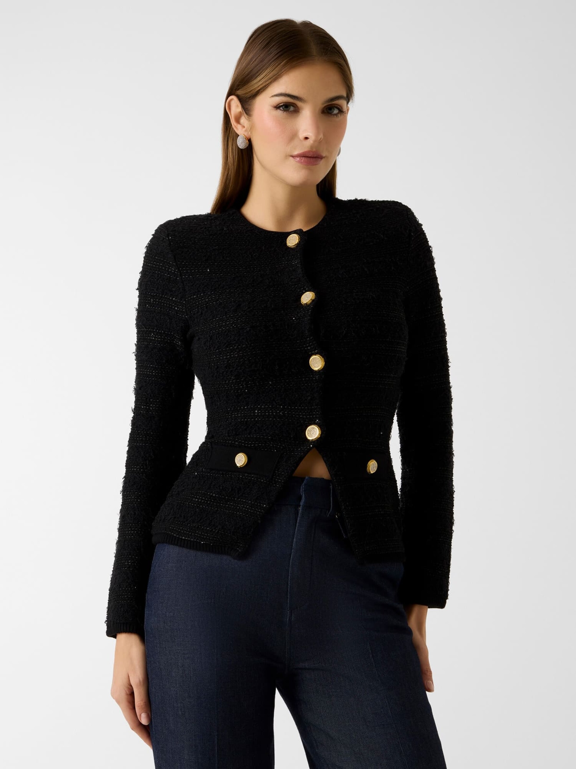 

GUESS by Marciano Кардиган 'Marciano' в черном цвете