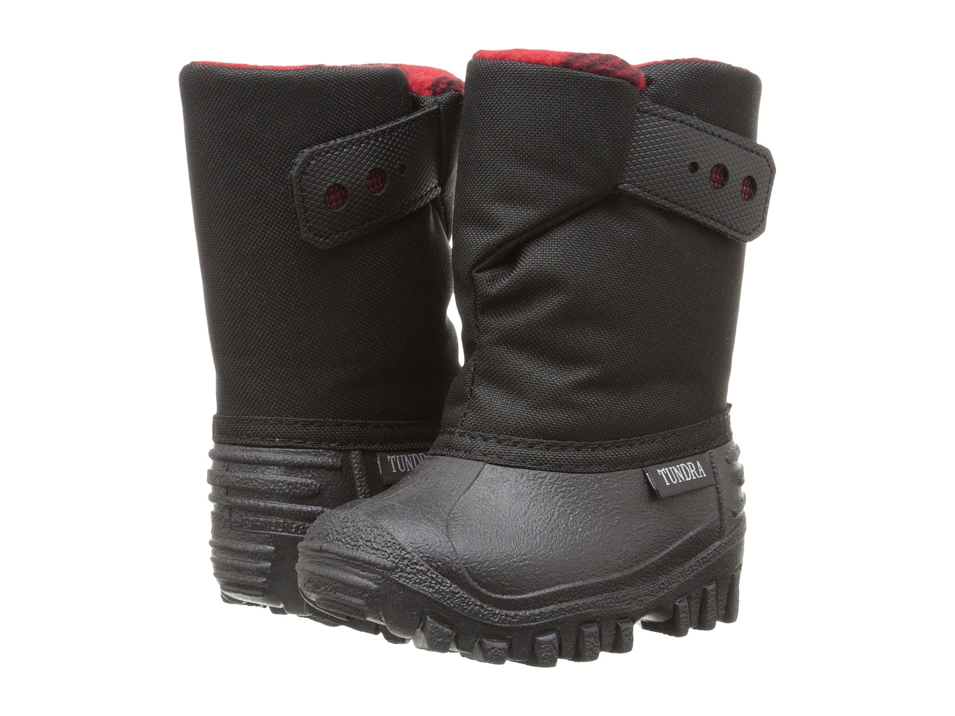 

Ботинки Tundra Boots Kids Teddy 4, Black/Red