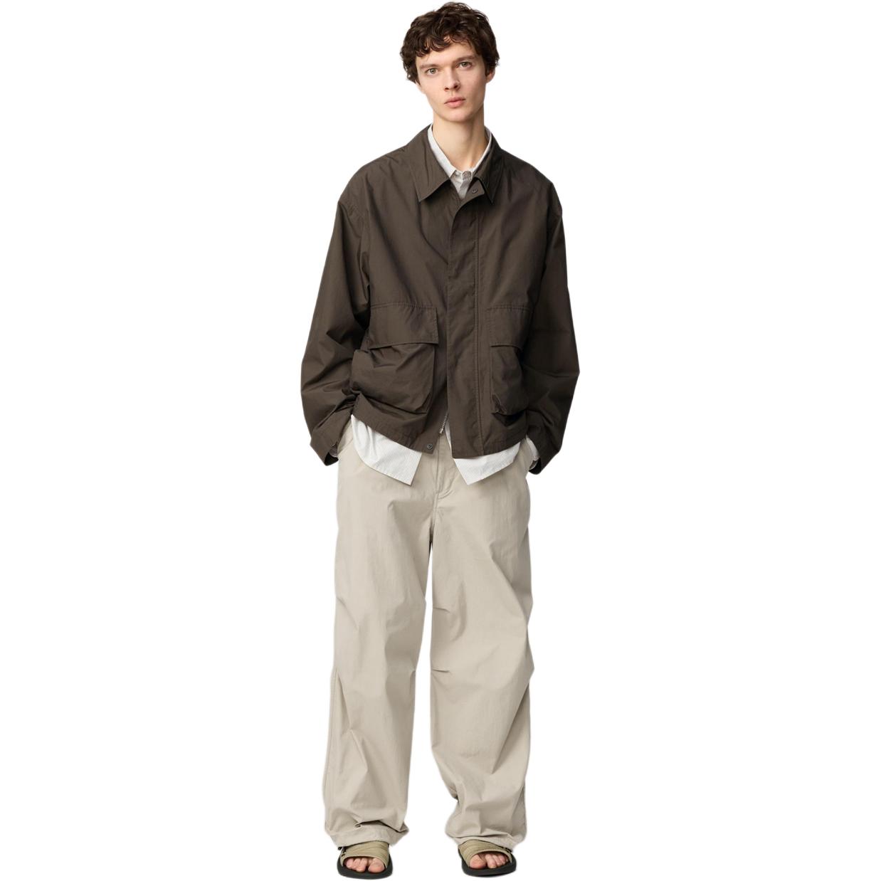 Брюки Clare Waight Keller C Collection SS25 Casual мужские beige UNIQLO, бежевый — фото 4