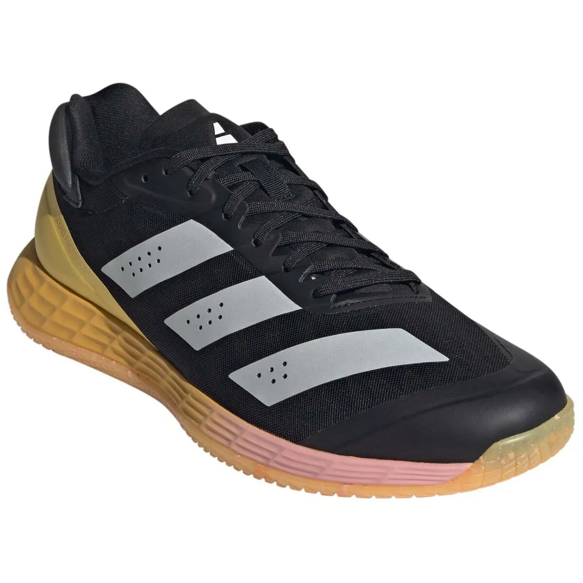 Мужские кроссовки для зала ADIZERO FASTCOURT Adidas, черный/желтый — фото 4
