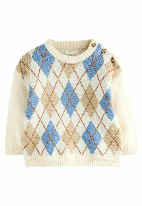 Джемпер Next, Cream Argyle