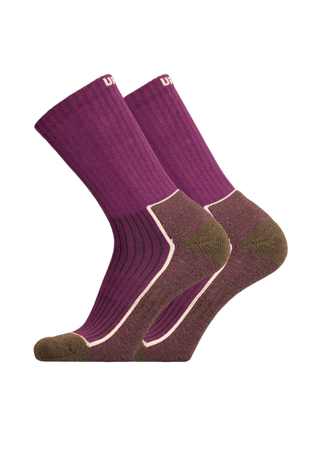 

Трекинговые носки SAANA, 2 шт., со структурой Flextech UphillSport, цвет Purple