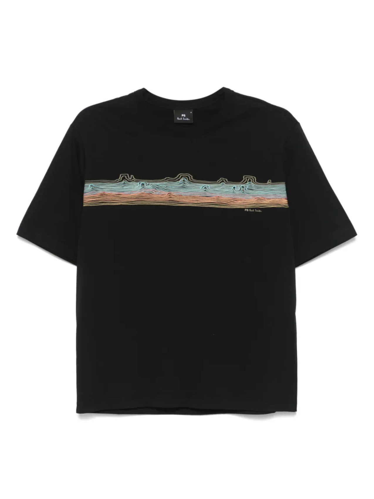 

Футболка с принтом PS Paul Smith, черный