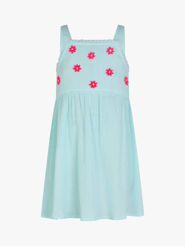 

Детское платье с цветочным принтом Angels by Accessorize, Blue