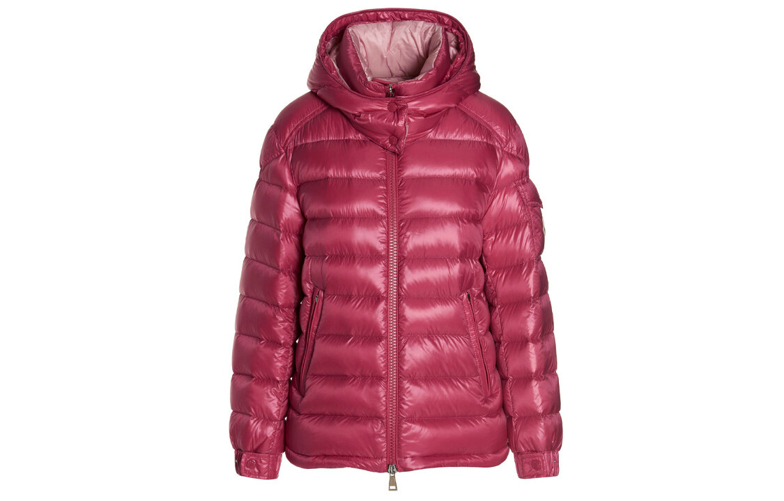 

Пуховик женский фуксия Moncler, цвет Fuchsia