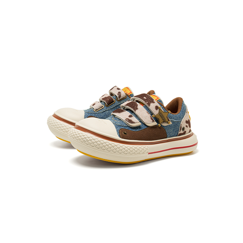 OLD ORDER Disney x Антискользящие износостойкие низкие кеды Unisex Woody Blue в стиле конского волоса, цвет Woody Blue Horsehair — фото 3