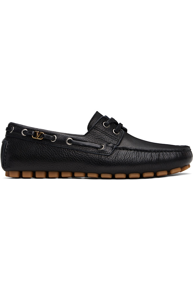 

Водительские лоферы Fastaway Buffalo Valentino Garavani, черный