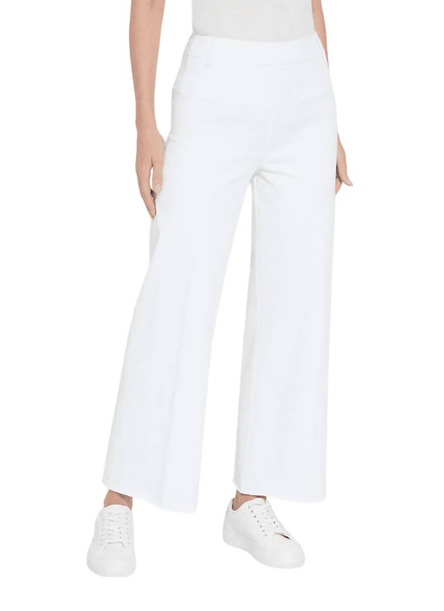 

Джинсы Erin Wide Leg белого цвета Lysse
