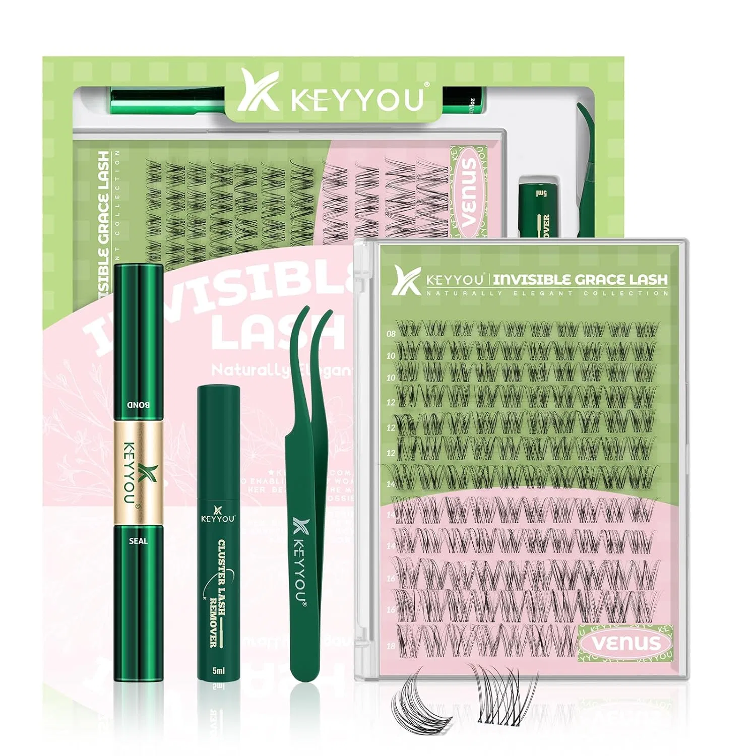 Набор для наращивания ресниц «Flora Eyelash Extensions Set» от KEYYOU Keyyou, Kit-Flora