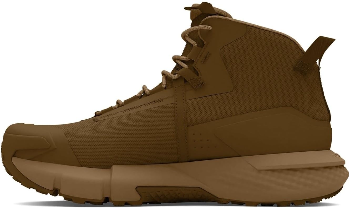 Мужские военные и тактические ботинки Under Armour Charged Valsetz Mid, (200) Coyote/Coyote/Coyote 11.5 — фото 2