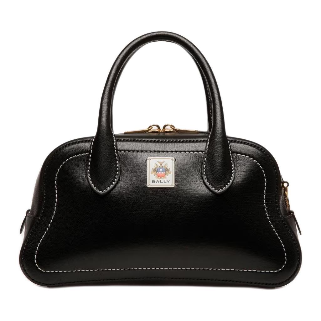 

BALLY Женская сумка из зерненой козьей кожи черная