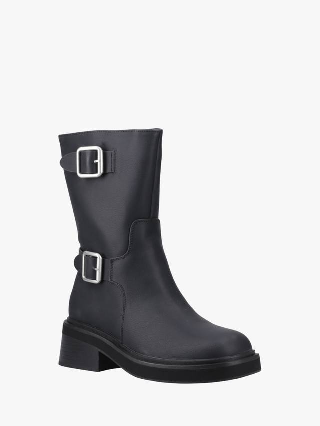 Ботинки с квадратным каблуком и голенищем до икры ONLY, Black — фото 2